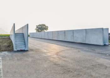 mur beton silo couloir