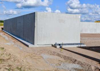 mur beton silo couloir