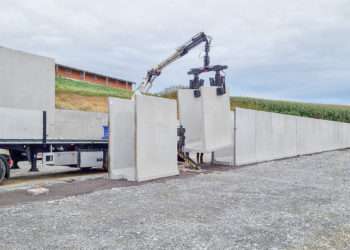 mur beton silo couloir